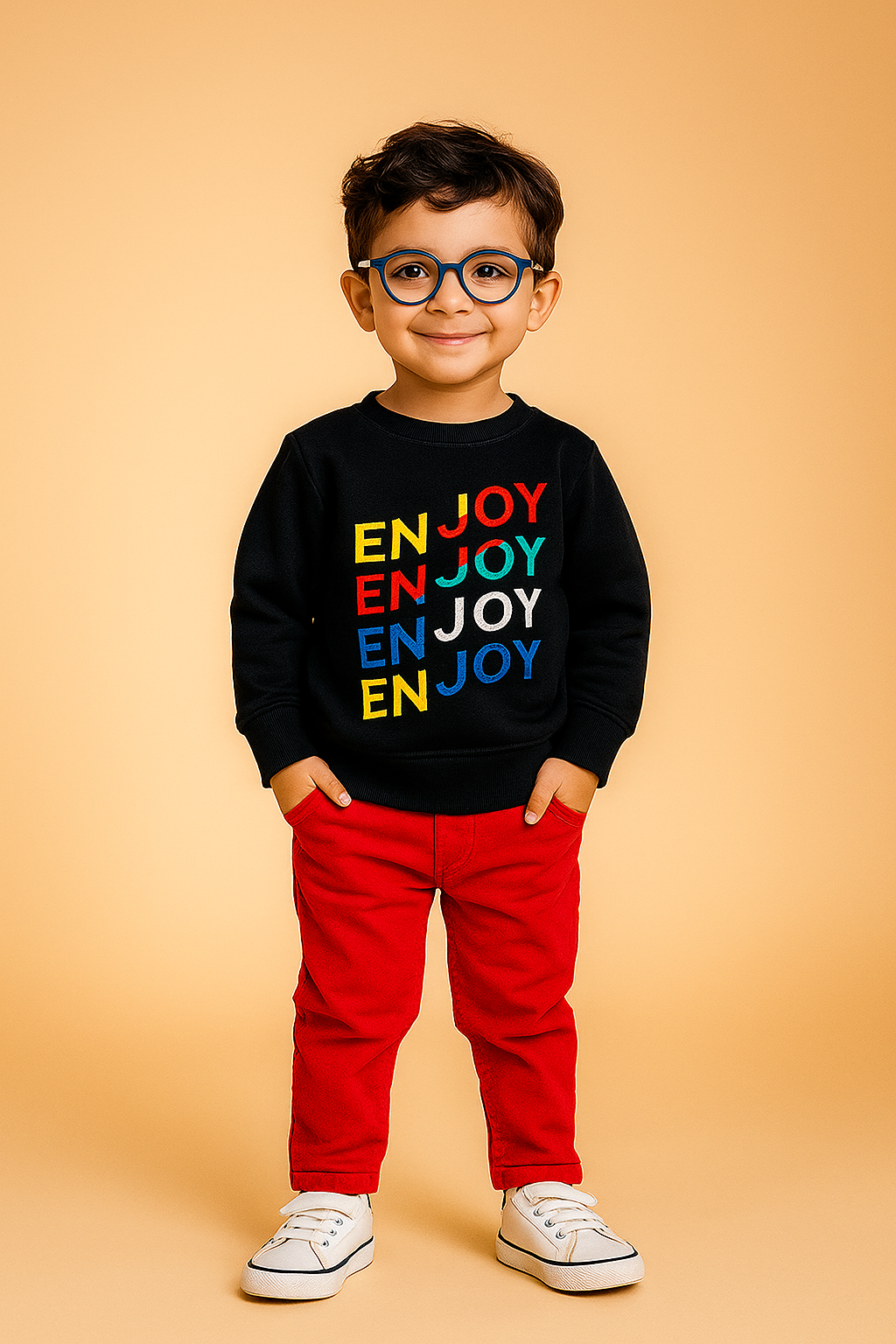 Enjoy Printed Sweatshirt –