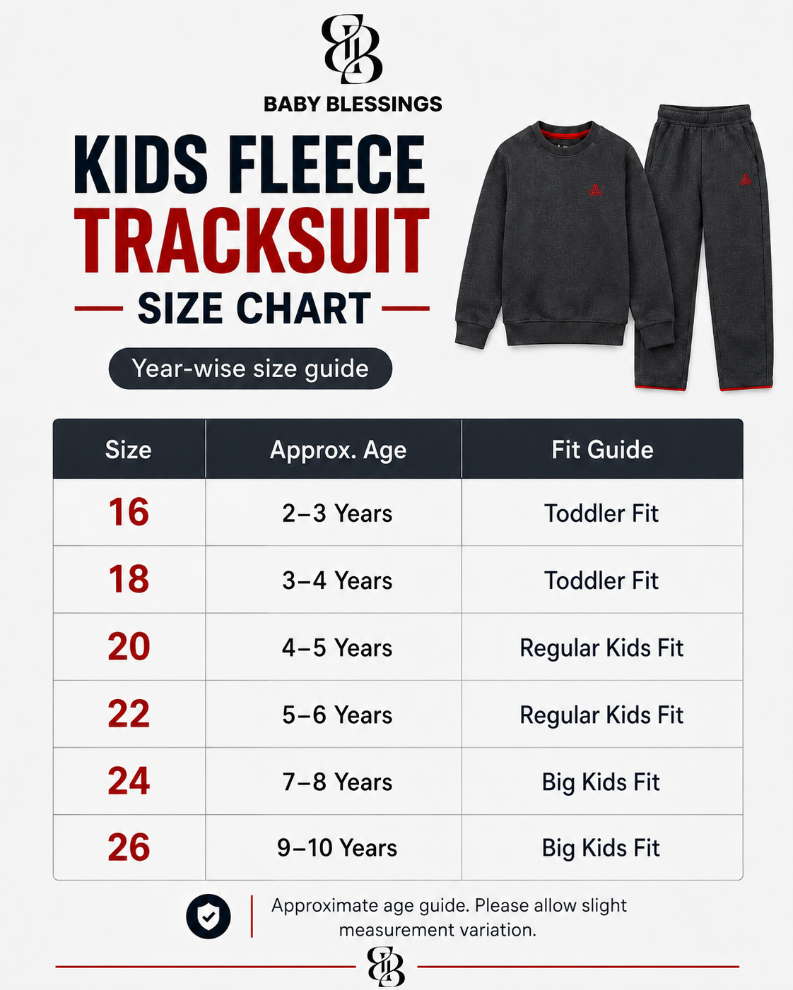 Kids Premium Fleece Tracksuit – 4 Colour Winter Collection