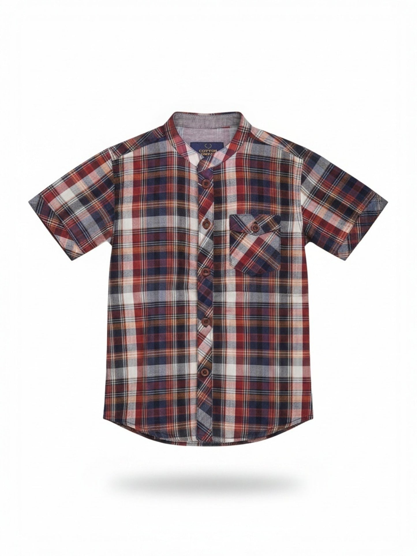 Boys' Premium Plaid Cotton Shirt