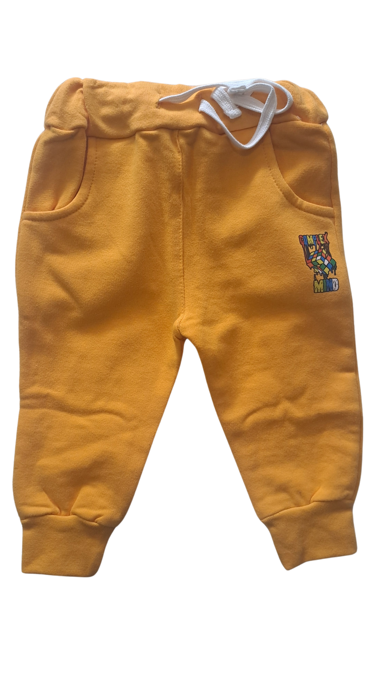 Baby Boys Yellow Color Jogger Trouser