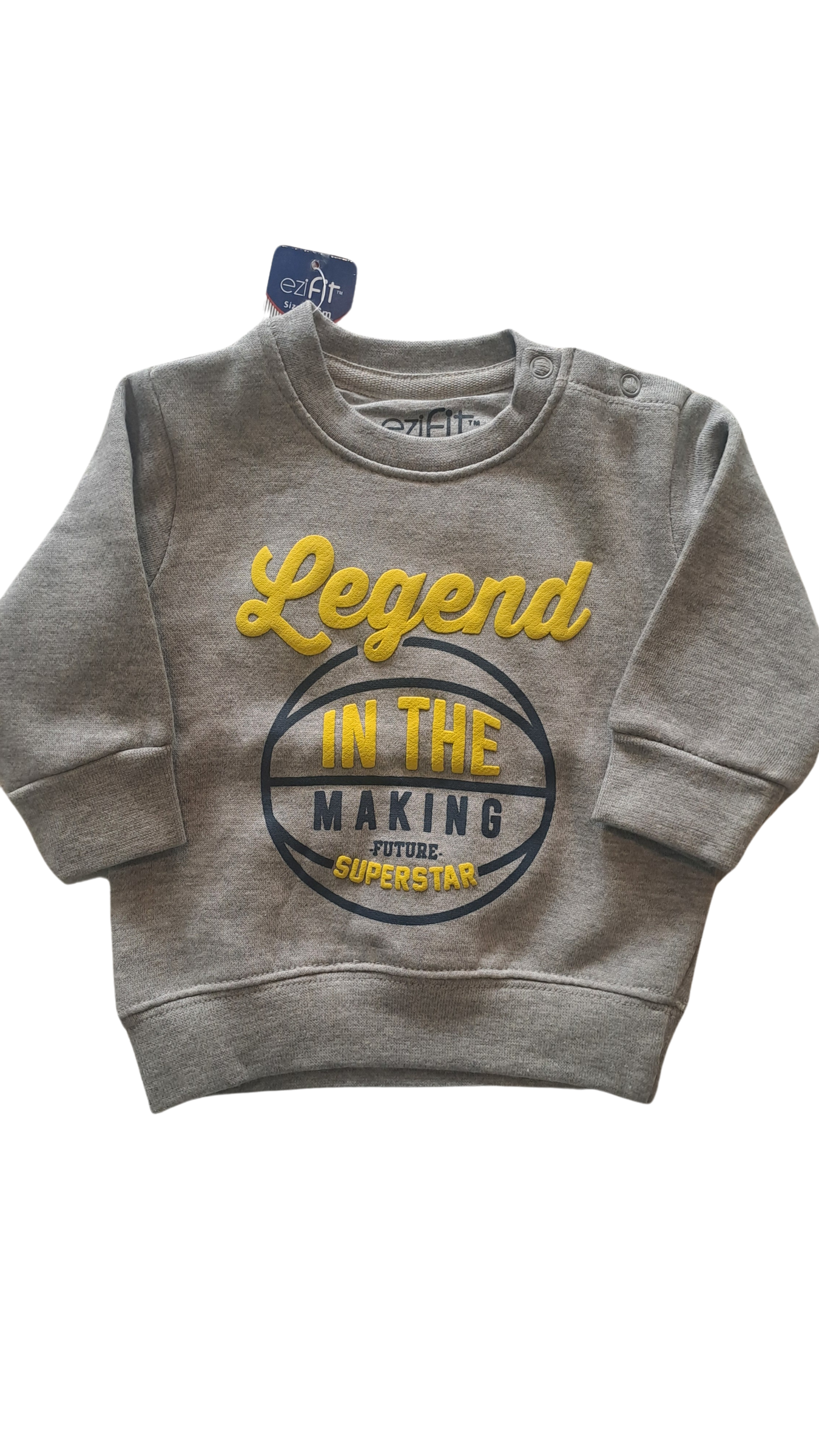 Embroidered Fleece Sweatshirt –