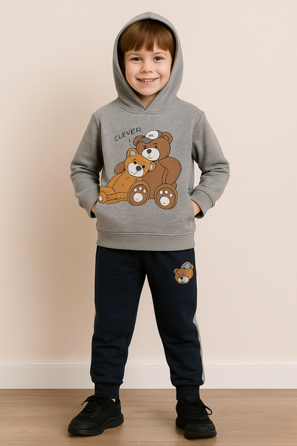 Clever Bear Hoodie Set