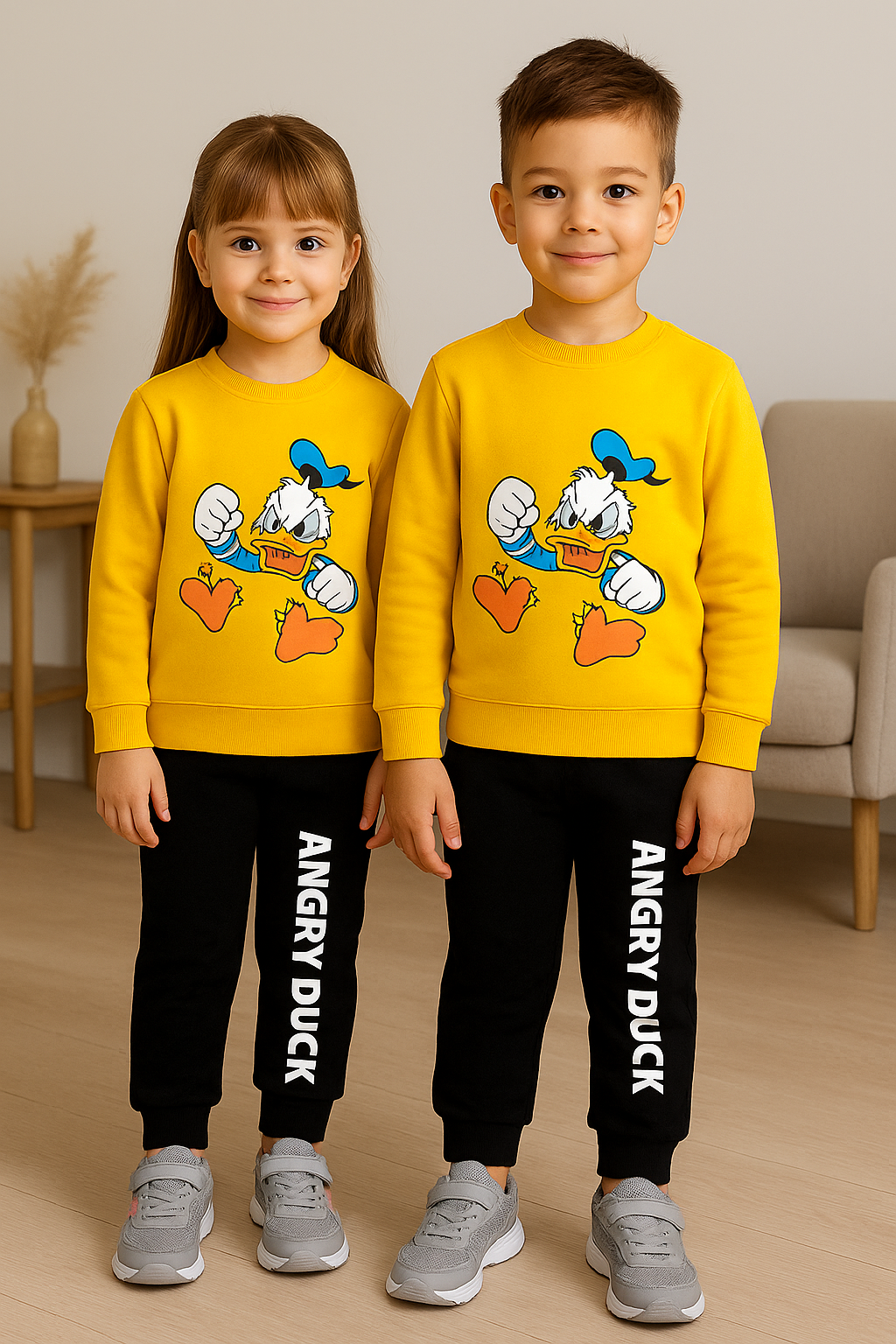 Angry Duck Kids Sweatshirt & Trouser Set
