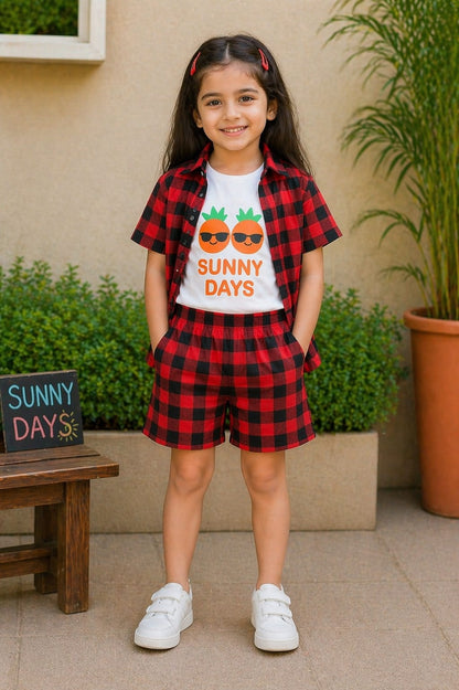 Sunny Days 3-Piece Summer Set for Girls ☀️