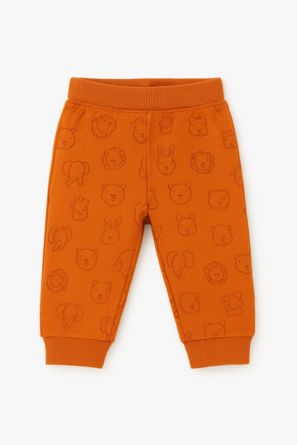 Baby Hoodie & Jogger Set – Mustard Orange
