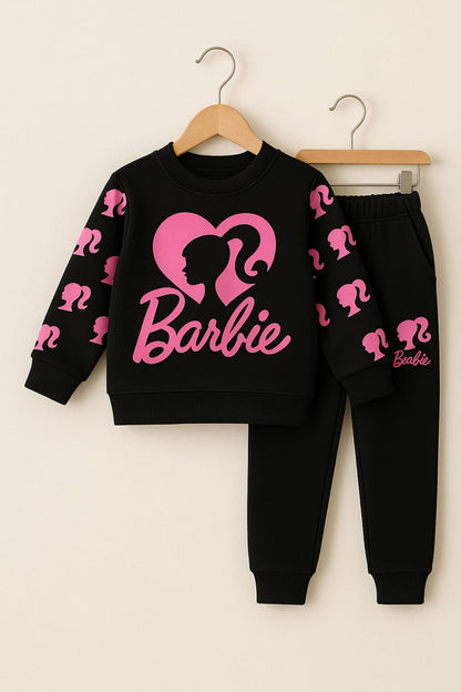 Barbie Black Tracksuit for Girls