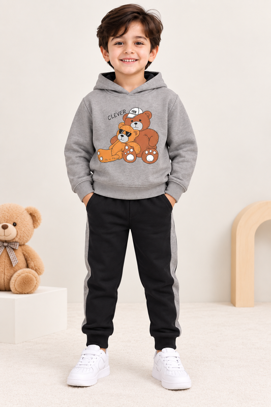 Clever Bear Hoodie Set