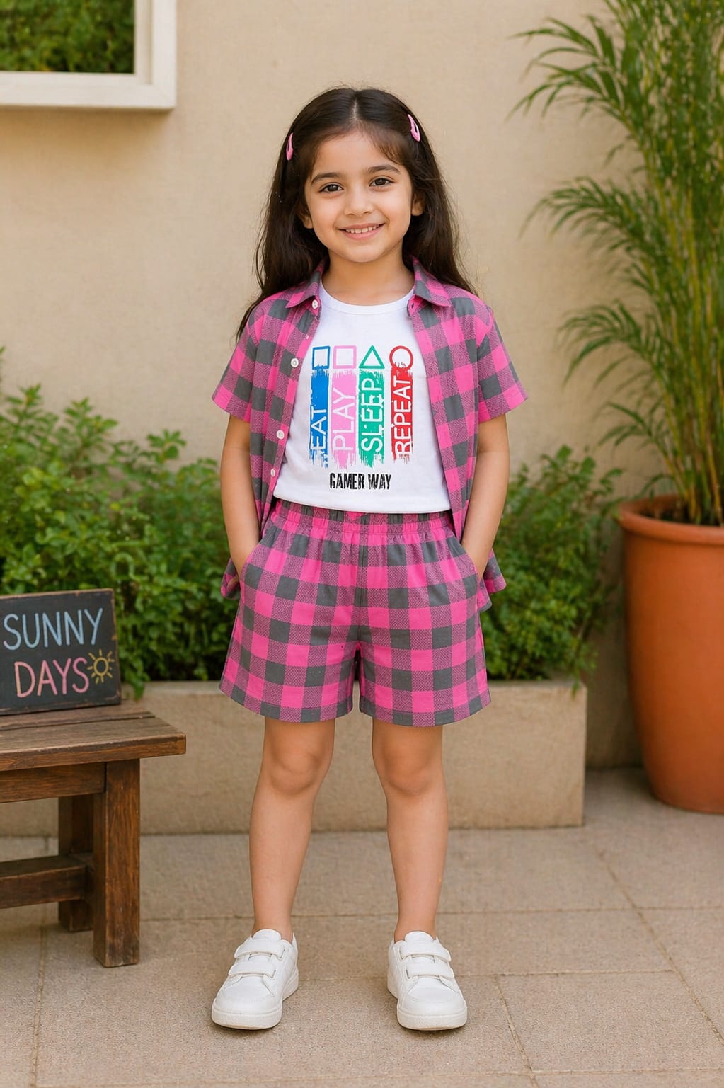 Sunny Days 3-Piece Summer Set for Girls ☀️