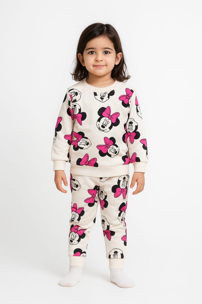 Minnie Mouse Printed Kidswear Set