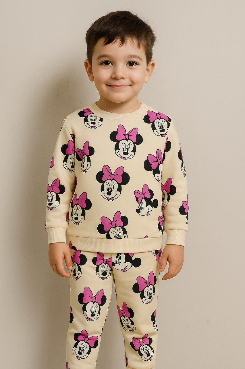 Minnie Mouse Printed Kidswear Set