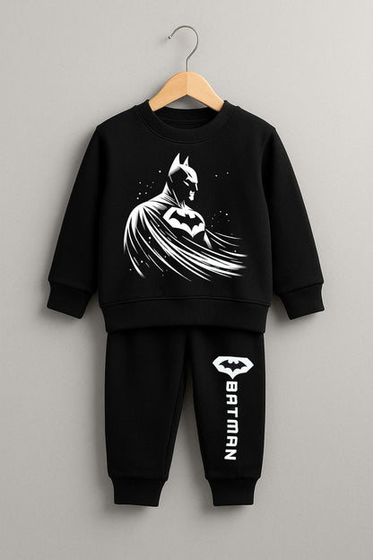Batman Boys’ Black Sweatshirt & Jogger Set
