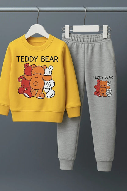 Teddy Bear Kids Sweatshirt & Trouser Set