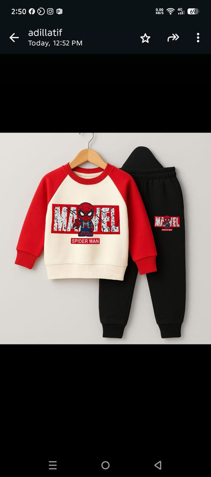 Marvel Spider-Man Kids Sweatshirt & Trouser Set
