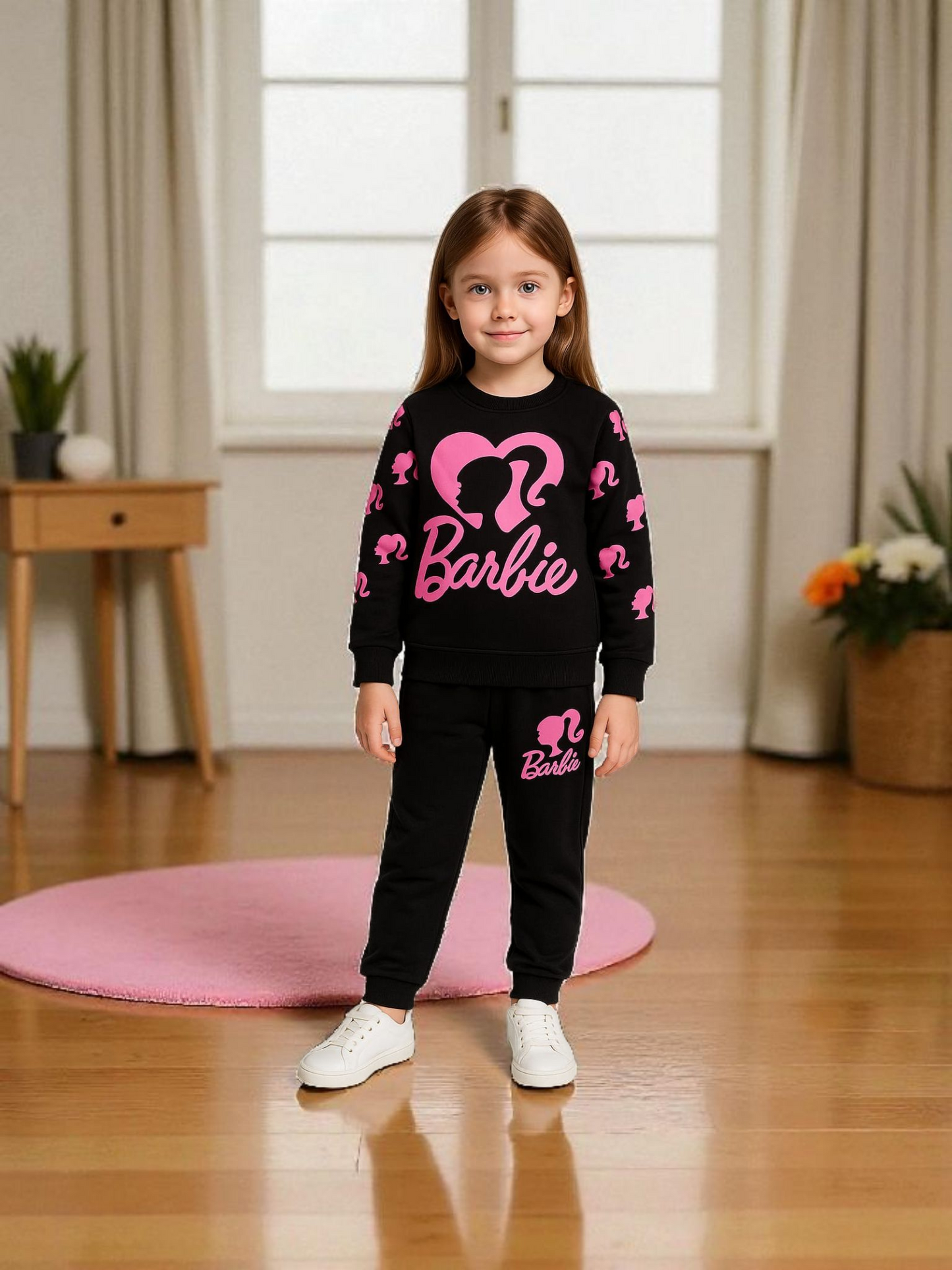 Barbie Black Tracksuit for Girls